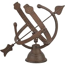 Esschert Design Sonnenuhr Aus Gusseisen – Dekorativ & Praktisch Für Garten & Terrasse