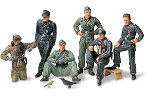 TAMIYA 300035201 - Set Statuette Soldati Tedeschi della seconda Guerra Mondiale, Scala: 1:35, 6 pz.