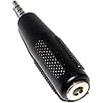 kenable 4 Pole Adapter 3.5mm Jack Socket to 2.5mm Mini Jack Plug AV Adapter