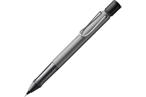 LAMY AL-star ołówek automatyczny 126 – ołówek z anodyzowanego aluminium w kolorze grafitowym z przezroczystą sekcją i gumką do ścierania – z wkładem 0,5 mm (LAMY M 41)
