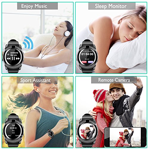 Bluetooth Smart Watch Wasserdicht Handy-uhr Sport Smartwatch Uhr Phone Touchscreen Armbanduhr Smart Uhr Telefon Kompatible IOS Andriod Iphone Smartphones