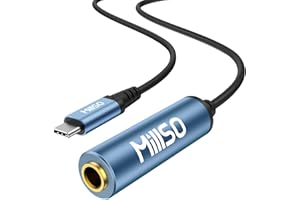 MillSO USB C do 6,35 mm Adapter słuchawkowy TRS 1/4 Jack do USB typu C Aux Audio Adapter 6,35 mm Stereo Jack do wzmacniacza, miksera, kina domowego, smartfonów, laptopów, słuchawek 6,35 mm