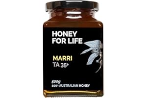 Extremely Active Honey | Marri TA35+ / MGO 1125+ | Stronger than Manuka Honey 1000 MGO/Manuka Honey Medical Grade | Raw Honey - Cold Pressed & Unpasteurised | Honey for Life (500g)