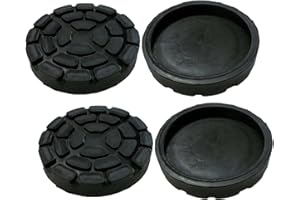 FILAVERSE - 4pz Tamponi a Cuffia per Ponte Sollevatore Kit Cuffie ø150/135mm H25mm Specifici per Ponti Sollevatori RAVAGLIOLI | Appoggio Stabile e Sicuro