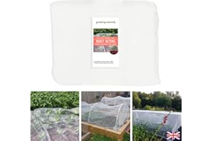GARDENING NATURALLY Veggiemesh Insect Netting - Garden Fine Insect Protection Mesh - (1.8m x 3m)