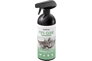 ARKA - PIPI-Weg Katze | Biologischer Geruchsentferner und Reiniger für Flecken auf Teppich, Sofa, Polster und Boden | Entfernt Katzenurin, KOT, Erbrochenes und Speichel | Inhalt: 750ml