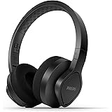 PHILIPS A4216BK/00 On-Ear Cuffie Sportive Wireless, Driver 40 mm, 35 Ore di Riproduzione/On Ear, Protezione IP55, Cuscinetti 