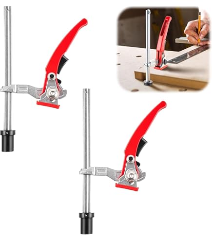 2 X MORSETTO Guida Seghetto Binario Cricchetto Rapido In - Foto 2