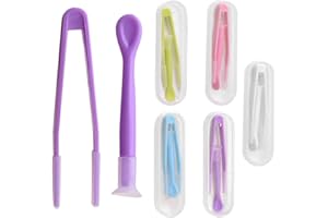 Fizzix 5-Pack Contact Lens Remover and Inserter Tool Set - Hygienic, Easy-to-Use, Includes Case, Perfect for Travel
