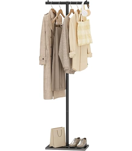Meuble Entrée Chaussures Penderie D'entrée Bambou Avec Rangement Chaussures - Blanc Marron 90x40x171cm Penderie Vetement