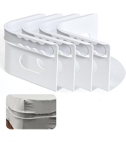 Lakenhouder Eenvoudig te installeren Lock Sheet Houders houden lakens gemakkelijk stevig en strak, handiger dan traditionele bedlakclips Het is de perfecte keuze om je lakens strak te houden, wit Lakenhouder Eenvoudig te installeren Lock Sheet Houders houden lakens gemakkelijk stevig en strak, handiger dan traditionele bedlakclips Het is de perfecte keuze om je lakens strak te houden, wit