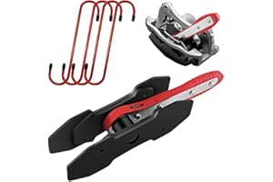 CHANG QI Brake Piston Press Brake Caliper Tool Ratchet Brake Piston Reset Tool with 2 Steel Plates and 4 Brake Pad Replacement Hooks…