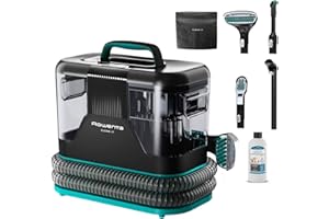 Rowenta Clean It, Aspirador de tapicerías, Limpieza Rápida y Fácil, Apto para Suciedad de Mascotas, Alfombras, Interior del Coche, 750w, 6acc, IN5020F0