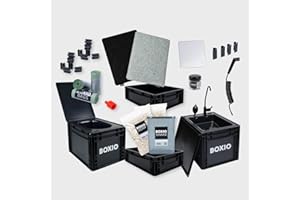 BOXIO - Sanitary Edition: soluzione all-in-one da campeggio mobile, lavandino da campeggio portatile, WC da campeggio, doccia e accessori da campeggio