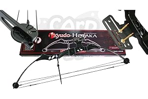 Anglo Arms Adults 55lb Black 'Hotaka' Compound Archery Bow For Hunting Target Shooting Made