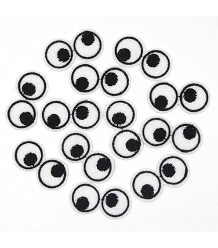 Glorex EYE SEE YOU Eyes 1 2 Paar zum Aufbügeln