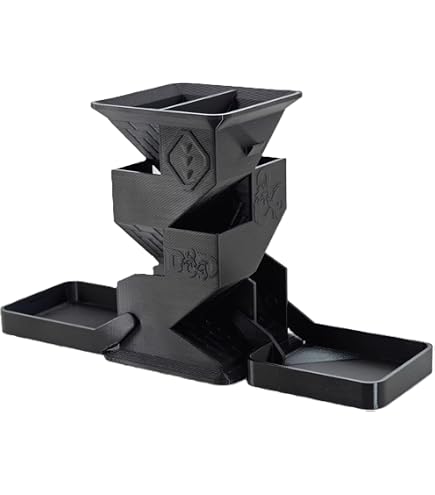 Vassoio per dadi DND da 22 cm - Vecna ​​Artwork - Contenitore per dadi poliedrici - Tappetino per giochi di ruolo - Scatola per dadi DnD per la conservazione - Vassoio per