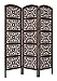 Artesia Handcrafted 3 Panel Premium Quality Wooden Room Partition / Wooden Room Divider / Wooden Screen / Wooden Room Separator RS.5624.00