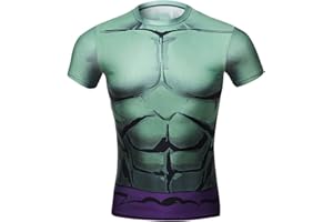 Cody Lundin® The Green-Skinned Monster Tights T-shirt de compression à manches courtes pour homme