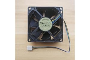 CYRMZAY Compatible for Everflow F128025SU 8025 8CM 80mm 80 * 80 * 25mm DC 12V 0.40A PWM CPU cooling fan