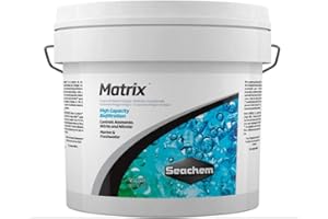 Seachem Laboratories Inc Matrix Bio Media- Alta capacità di Filtrazione Biologica per acquari Marini e di acqua dolce - 4000 ml, BIANCO