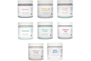 Penguin Pottery - Raku Series Variety Set #1 - Raku Fire in Raku Kiln - Includes 8 4oz Jars