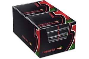 Wrigley's Chewing-Gums Five Turbulence Pastèque, 10 Paquets de 12 Chewing-Gums