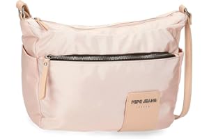 Pepe Jeans Mia Bolso Rosa 30x26x11 cms Poliéster y PU