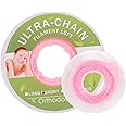 Colourful Dental Orthodontic Elastic Rubber Band Power Chain for Braces Short Long Continuous Sizes Orthodontic Treatment 1 pc (Open, Pink)