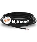 Cavi Batteria EBROM 16 Mm&sup2; - 3 Metri | Rame Puro Per Auto E Camper