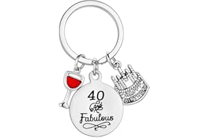 MADHAHEFU Birthday Gifts Live Laugh Love Birthday Keychains for Women Girls Inspirational Gifts for Friends Female