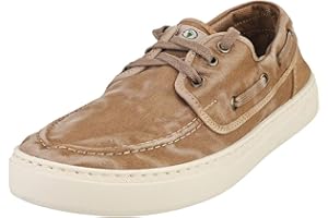 NATURAL WORLD Natural Word Eco 6603 E Old Quercia | Chaussure Homme | Chaussures de Bateau pour Hommes | Coton 100% Biologique et Caoutchouc Naturel | Chaussures à Lacet Loafers Homme Fabriquées en Espagne