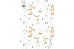 DANILO PROMOTIONS LTD Guess How Much I Love You Gift Wrap 2 Sheet 2 Tag, Gift Wrap for Presents