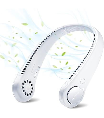 Ventilatore Da Collo Ricaricabile USB - Senza Lame, 3 Velocità, 5000mAh Per Sport E Viaggi - Foto 9