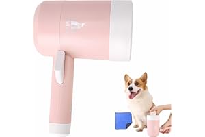 WTHAHA ZhaoCaiWJ Limpia Patas De Perro - Garras Limpias Para Perros, BotóN Manual Girando 360 Grados - Con Una Toalla Absorbente De Agua Azul Para Perros FáCiles De Usar Limpieza RáPida Interior Exterior