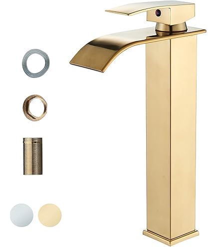 Modern Tall Counter Basn Mxer Tap Hgh Rse Bathroom Snk Faucet Matt Black Uk N 2024 | Snk