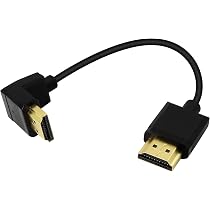 Twozoh Cavo HDMI Flessibile Angolo verso Destra 90° Gradi 0,3M, Morbido Twozoh Cavo HDMI Flessibile Angolo verso Destra 90° Gradi 0,3M, Morbido