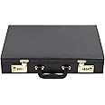PRD Craft International - Office Executive Attache Briefcase for Men with Digital Combo Lock, 1 Zipper Pocket, 3 Slash Pockets & 2 Pen Holders (Black)
