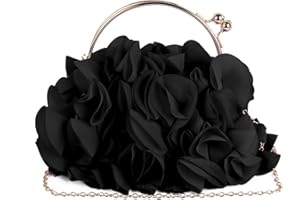 LHHMZ Bolso Clutch Floral Mujer Elegance Flor bolso de noche Fiesta de boda Prom Bolsos