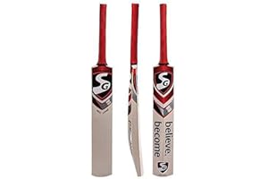 SG Max Cover Cricket Bat for Mens and Boys (Beige, Size -5) | Material: Kashmir Willow | Lightweight | Free Cover | Ready to Play | for Intermediate Player | Ideal for Leather Ball
