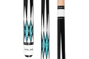 Pathline Pool Cue Stick - 58 inch Canadian Maple Billiard Pool Stick (Multicolour, 18oz, 19oz, 20oz, 21oz)