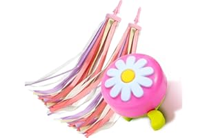 ‎SVNR SVNR Fahrradquasten-Luftschlangen, Bunte Fahrradschlangen für Kinder, Fahrradlenker, Fahrradgriffe, Moto-Bänder – mehrfarbige Party-Dekorationen für Geburtstagsfeiern, Hochzeiten, Babypartys