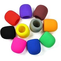 Gsrhzd - 10 Bonnettes De Microphone Colorées - Anti-bruit Et Protection