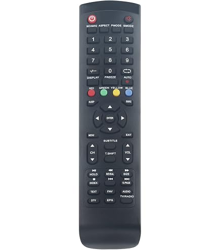 RM-C2507 Telecomando Di Sostituzione Per TV JVC E NORDMENDE – Compatibile Con UN22N2504, UN24N2004, LT-22HD46U, K23LV1H E Altri – Nessuna Programmazione
