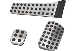 NIYATA Pedale Set Für Mercedes Benz W210 W211 W212 W203 W204 W205 W221 W222 R231 Accelerator Bremse Fußplatten Zubehör, Für Mercedes w204 Pedale