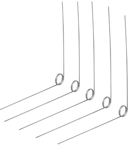 DHAEY 3er-Set Doppel-Torsionsfeder Aus Edelstahl 304, 1,2 Mm Drahtstärke, 5,5 Mm Außen-Ø, 3 Windungen – Für Kreative Mechanik-Projekte