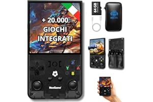 NEOGAME R36 Max Console Portatile Retro, Retro Console con oltre 18.000 Giochi Integrati, Schermo HD 4 Pollici, Emulatore Console Retro, Game Stick, RetroBits GameStick, Compatibile con Game Boy e Gameboy