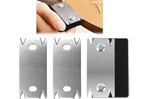 VZU Furnierkantenanleimer, Kantenschneider Umleimer mit 2 Ersatzklingen, Holzbearbeitung Mit Ersatzklinge Kantenhobel Holz Tragbar Manueller, Kantenhobelmaschine für Holz PVC ABS mit box (Schwarz)