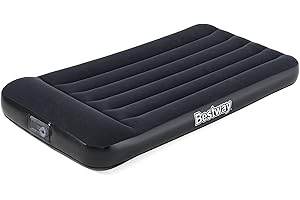 Bestway Lit Gonflable Matelas 1 Place 188 x 99 x 30 cm Technologie Tritech avec Pompe Électrique Intégrée