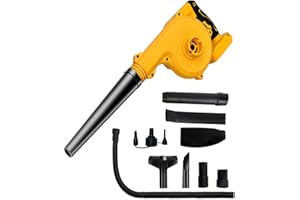 ANUPTTA Cordless Leaf Blower for DEWALT 20V Max Battery, Electric Jobsite Air Blower,150CFM,Up to 130MPH,2-in-1 Handle Electric Blower and Vacuum Cleaner for Yard Cleaning/Snow Blowing(Battery Not Included)